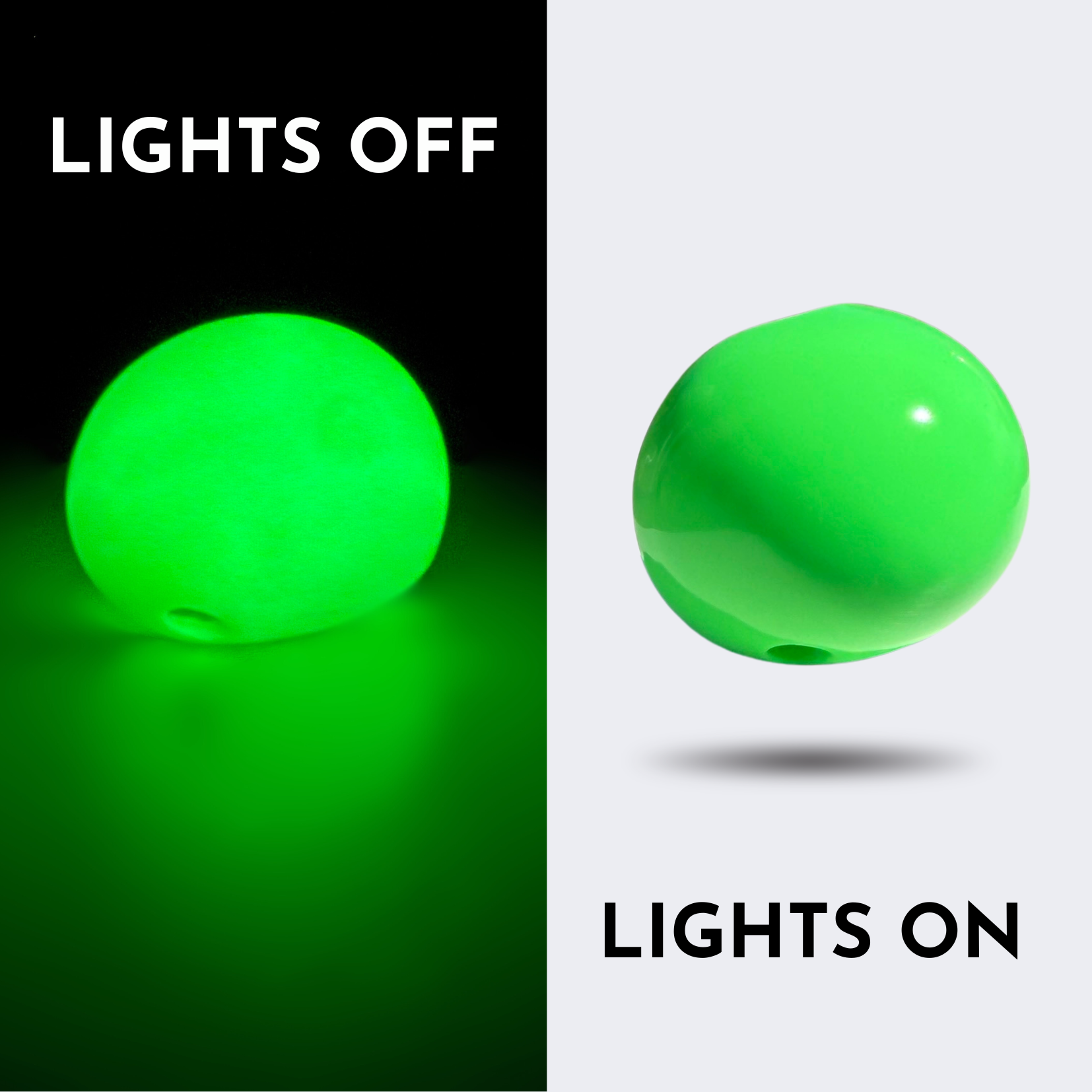 Glow Green - Glow in The Dark Limited Edition Clown Nose – Red